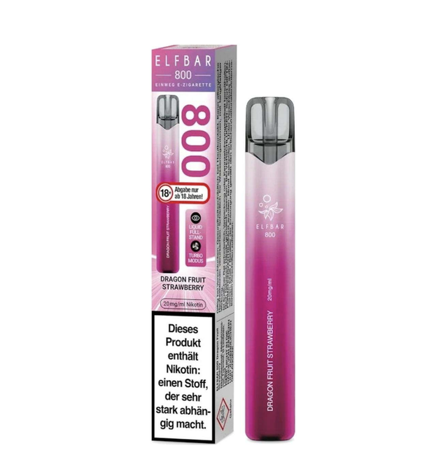 105 | Elfbar 800 Einweg E-Zigarette Dragonfruit Strawberry 20mg Nikotin/ml
