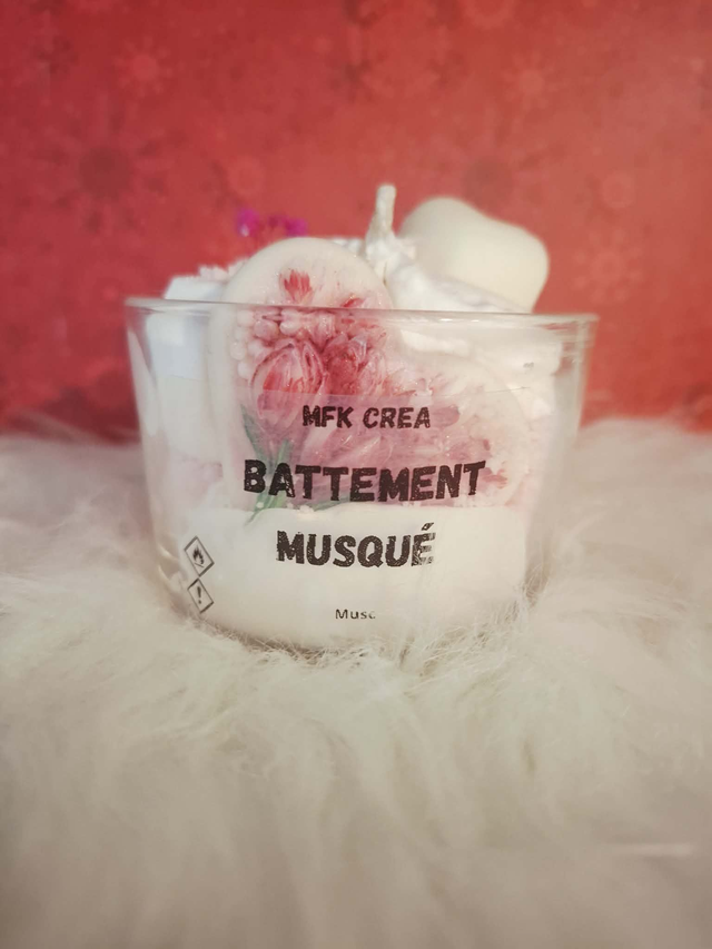 Bougie parfumée musc