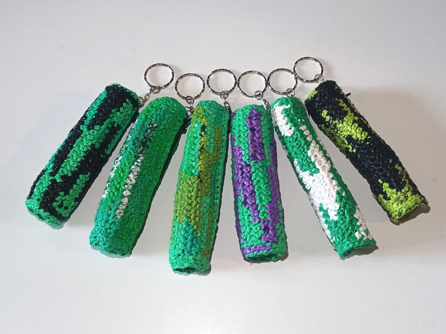 Llavero Monedero Tubo