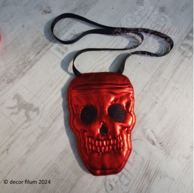 Totenkopf Handtasche im Gothic Style - Schädel Crossbag mittel