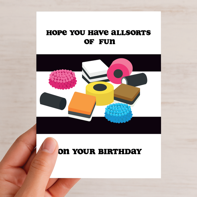 Allsorts - Birthday Card