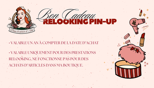 Bon cadeau • Relooking pin up