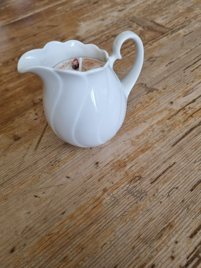 Kerze im Milchkännchen - Unikat