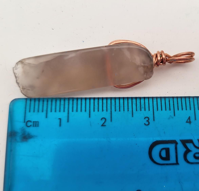 Botswana agate pendant - small