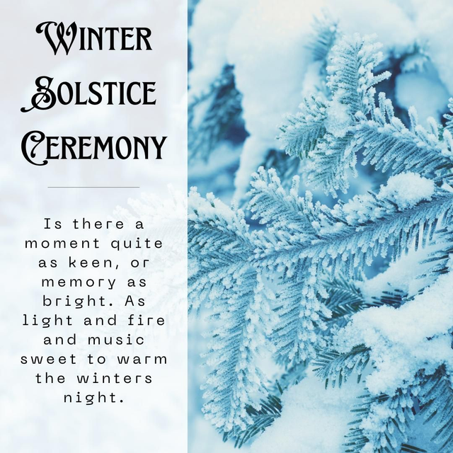 Winter Solstice Ceremony