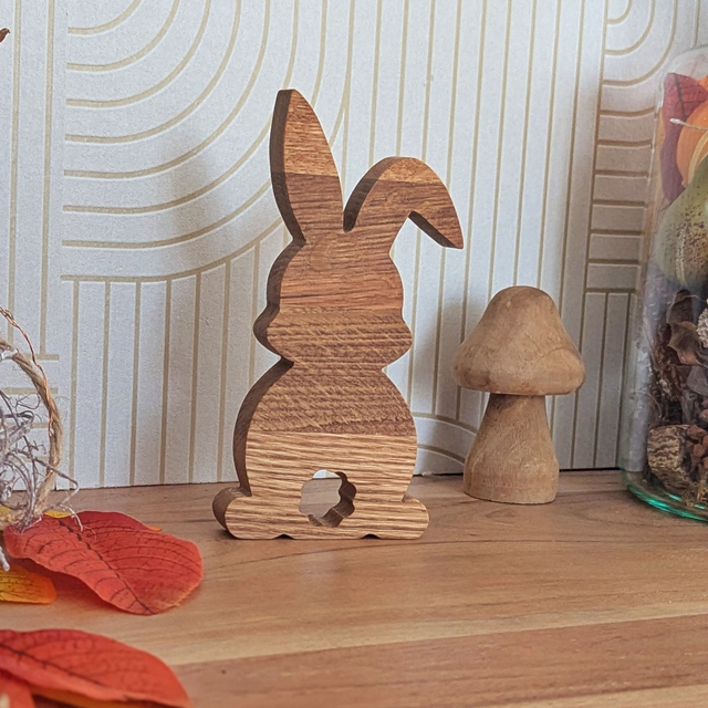Lapin en chêne