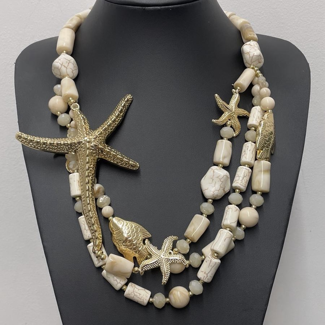STAR FISH PEPPLE NECKLACE