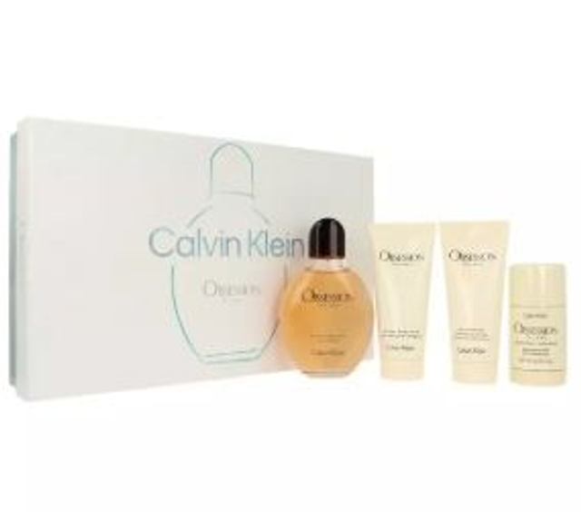 Zestaw Calvin Klein Obsession Edt 125ml + Deostick 75g + After Shave Balm 100ml + Body Wash 100ml