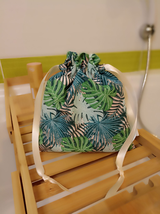 Ensemble de 8 lingettes avec pochon assorti - Amazonia