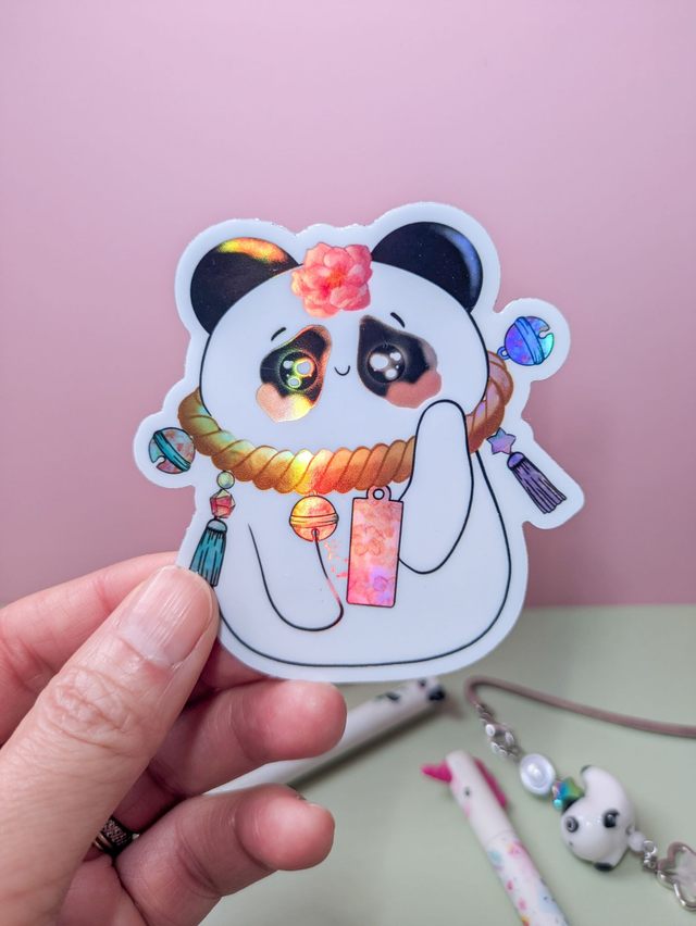 Stickers Maneki Panda 
