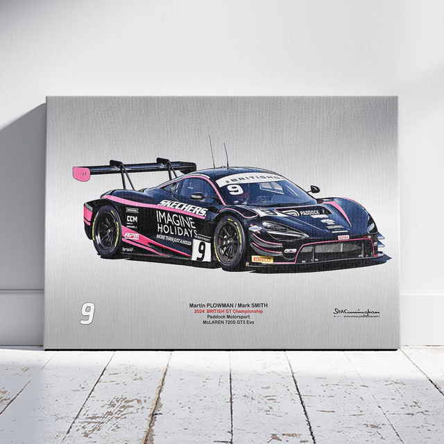 C240404 McLaren 720S GTEvo3 British GT 24 Paddock Motorsport #9