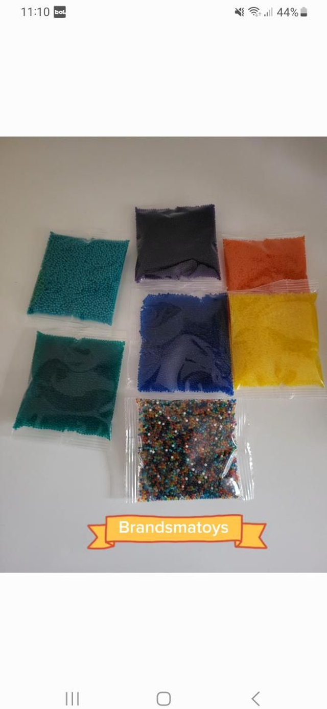 Orbeez/gelballen zakje 10.000 stuks 7/8 mm