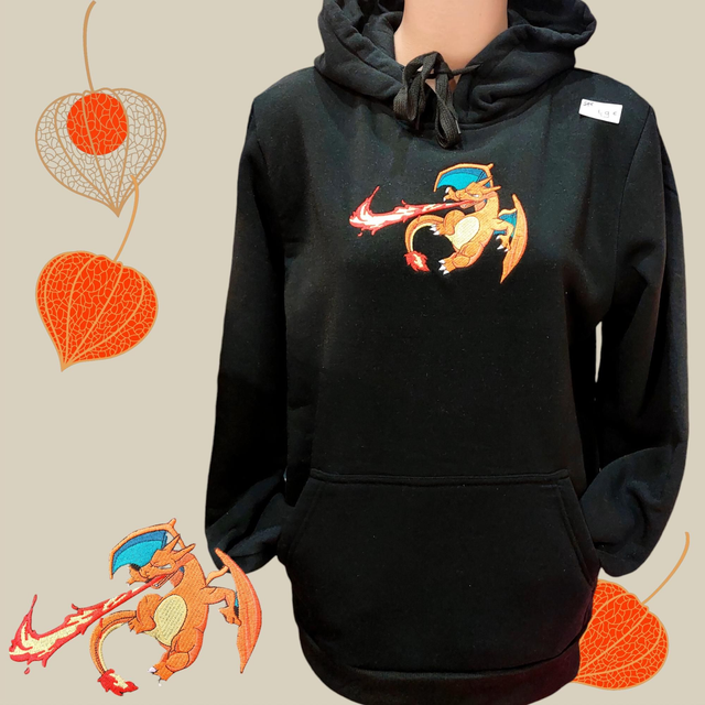 Sweat capuche brodé Dragofeu