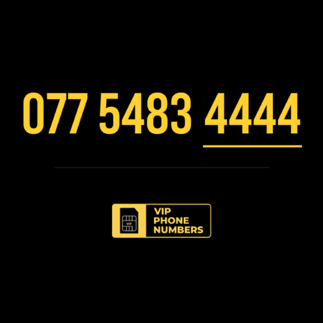 077 5483 4444 - VIP Gold Phone Number 