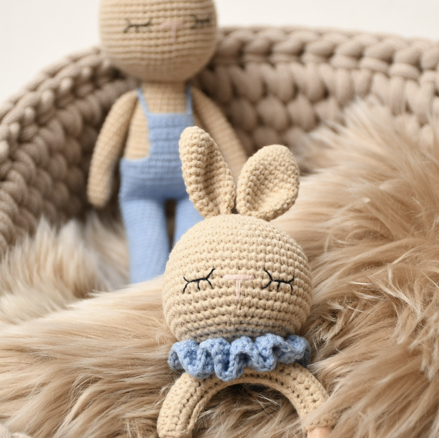 Häschen Set „Sleepy Blue“ 2-teilig 