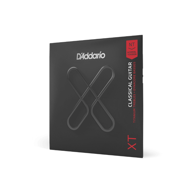 Cordes D'Addario XTC45TT, cordes XT Dynacore titane pour guitare classique, tension Normal