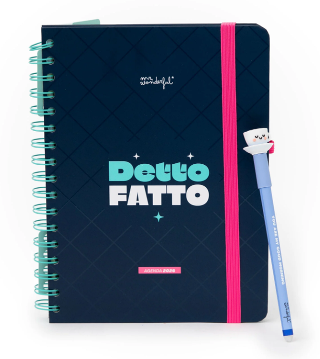 Agenda Wonder 2026 Settimanale - Detto fatto