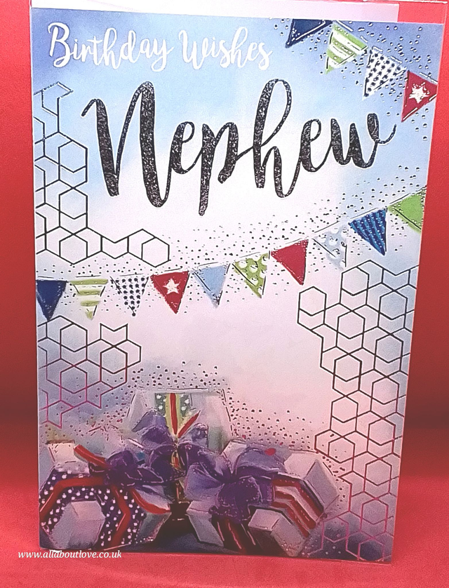 Nephew Birthday Card Lovely Design 