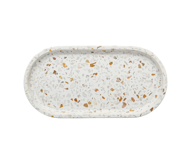 PLATEAU TERRAZZO ECRU