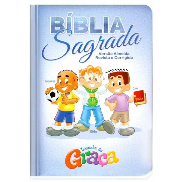 Bíblia da Turminha da Graça | Capa Almofadada | Menino