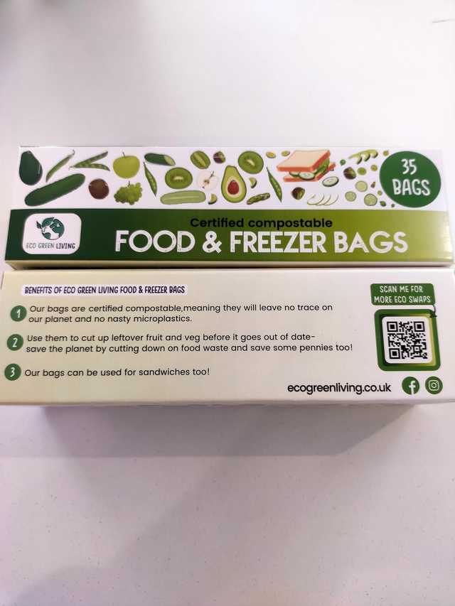 Eco Green Living Freezer &amp; Food 35 Bags 