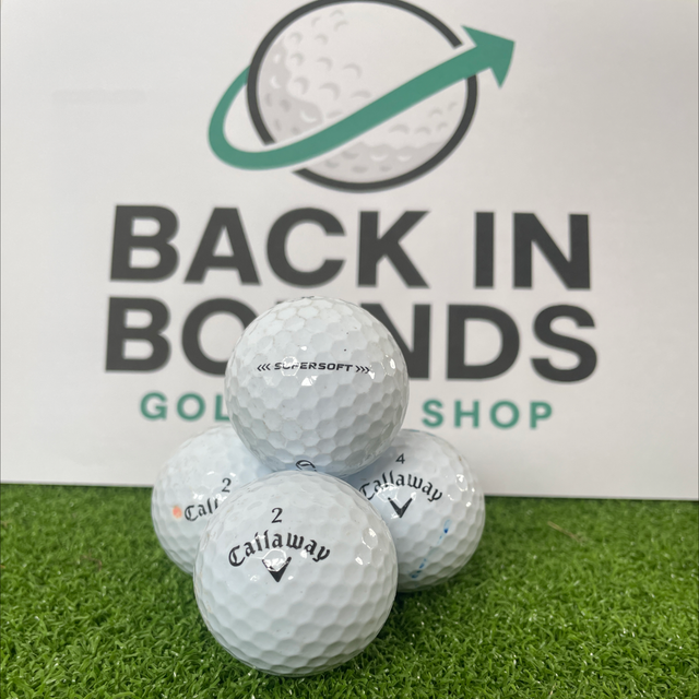 Callaway Supersoft White B grade X10