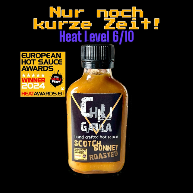 "Scotch Bonnet Roasted" Chiliguerilla Hand Crafted Hot Sauce 100ml. 14,95€/100ml