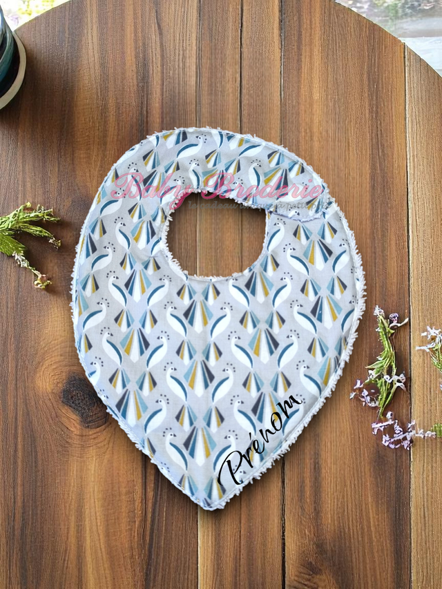 Bandana à motif géométrique paon