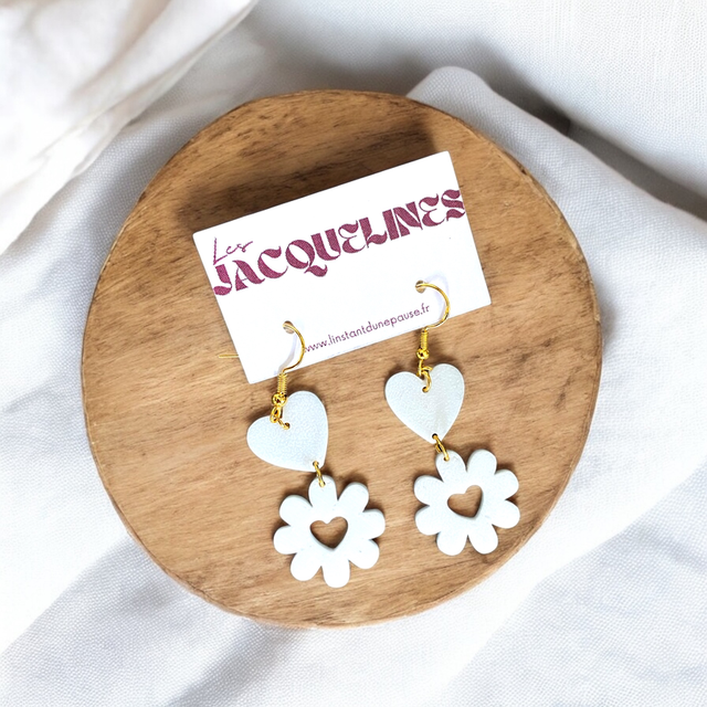 Boucles d’oreilles &quot;Fleur Pure&quot;