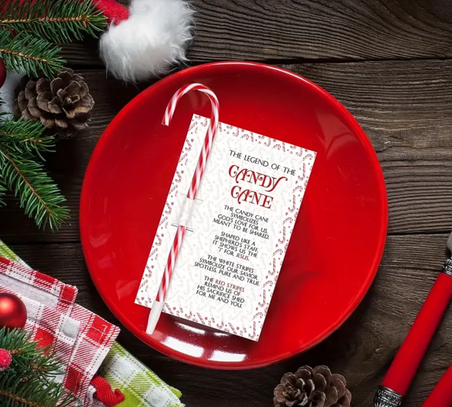 Xmas Candy Cane Gel Pen