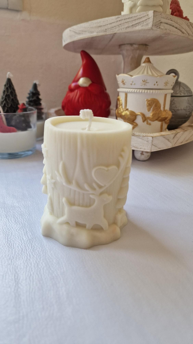 Vela Reno en Navidad 