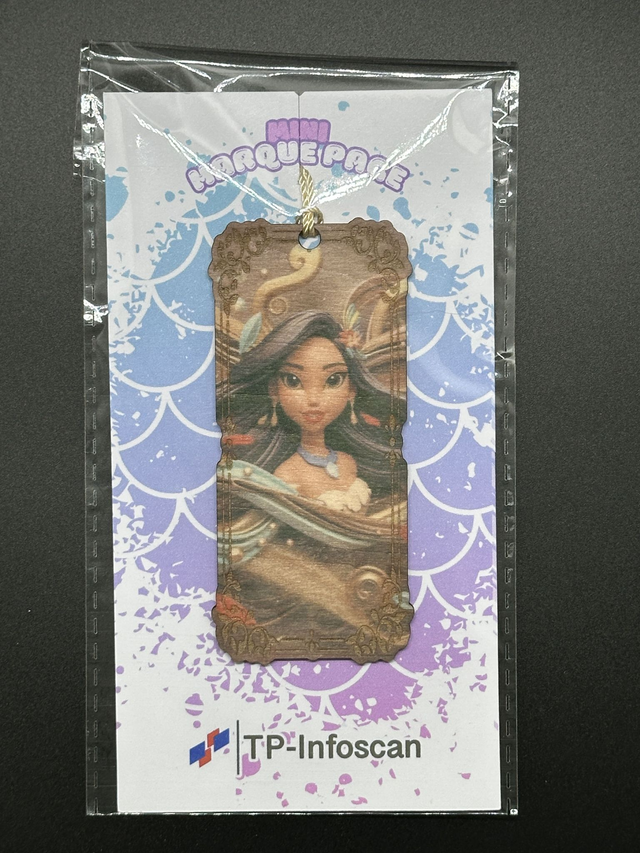 Mini Marque-page en Bois Sublimé - Design Coloré