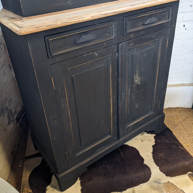 Vaisselier noir / 2 corps