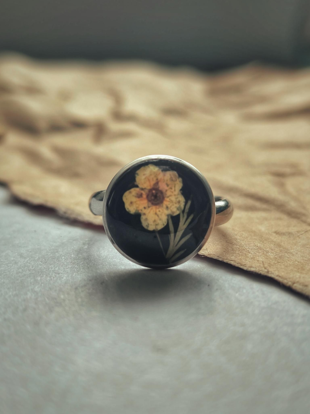 Preserved Floral Ring