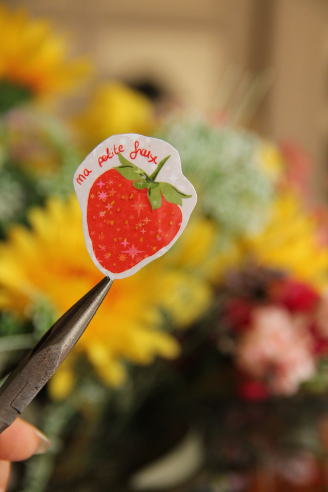 Sticker Ma petite fraise 