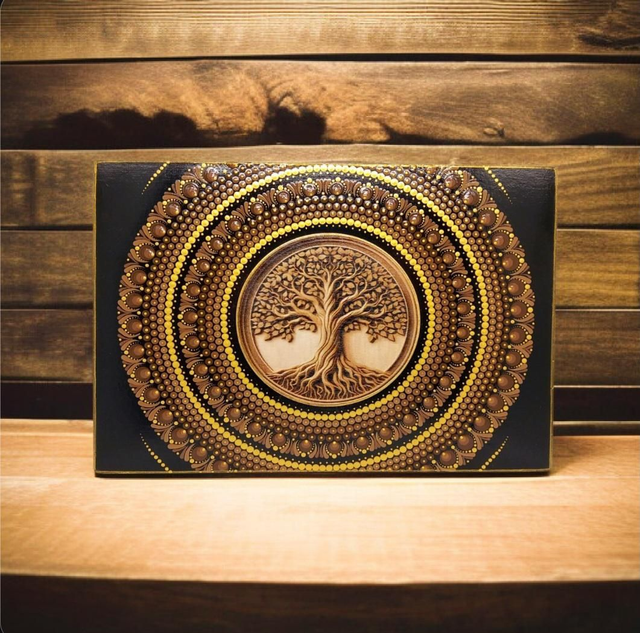 Décoration Murale, Tableau Arbre de vie 