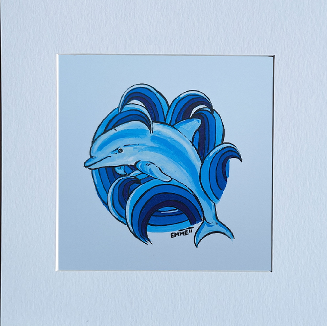 Dolphin Print