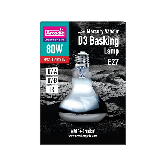 Arcadia 2nd generation D3 uvb basking lamp