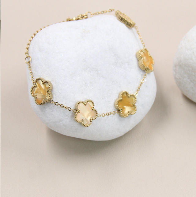 Bracelet multi trèfle