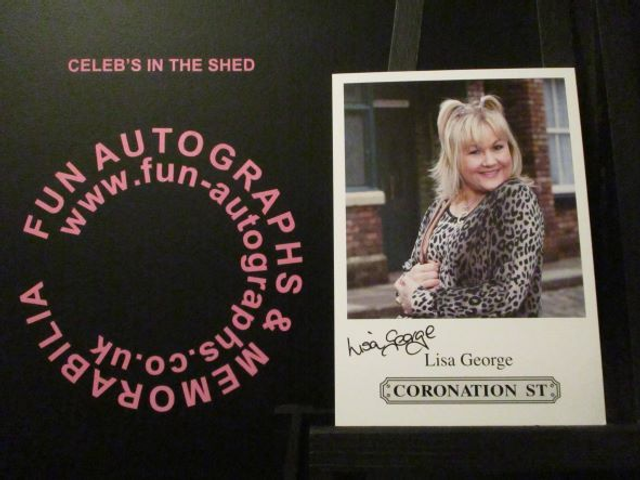 Lisa George (Beth Tinker) Original Coronation Street Pre-Print Cast Card (SEE PIC)