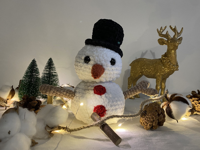 Peluche Bonhomme de neige 