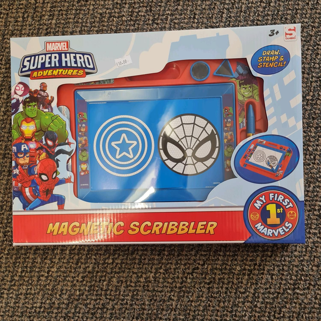 SPIDERMAN MARVEL SUPER HERO MAGNETIC SCRIBBLER 