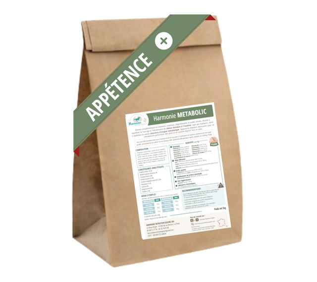 CMV Métabolic appétence granulés 5KG | Harmonie Nutrition Equine