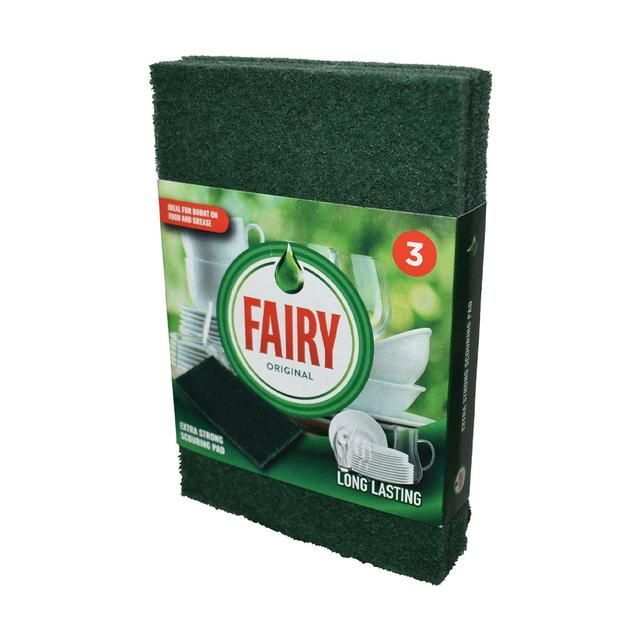 Fairy Original Extra Strong Scouring Pad 3`s