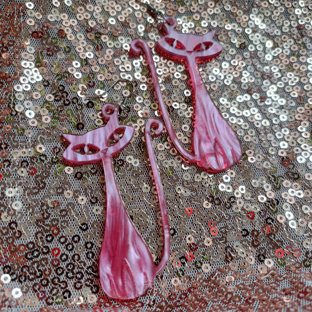 For the love of cats - earrings 