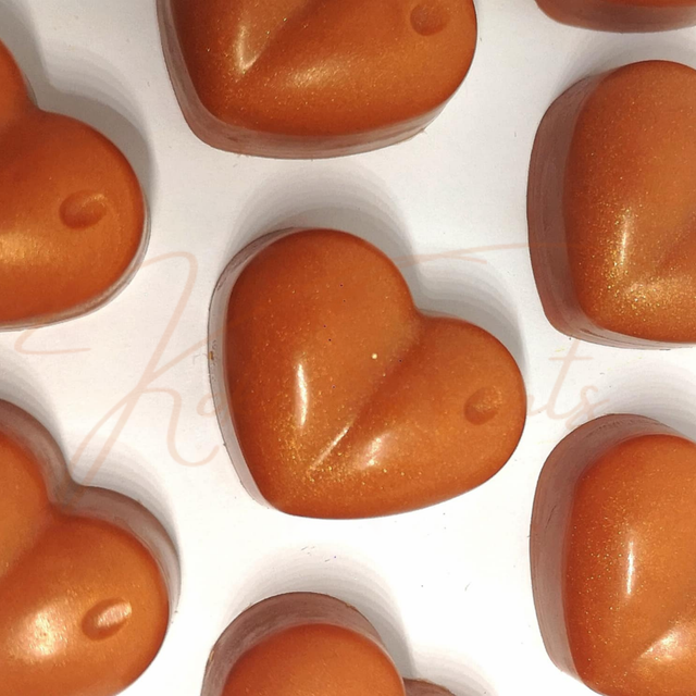 (2 Pack) Salted Caramel Sugar Heart Shape Wax Melts
