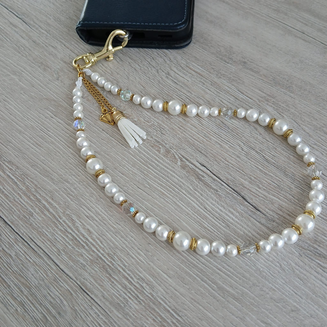 Telefoonkoord met Schelpparel (5.022)