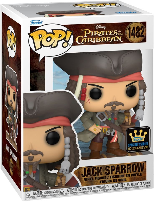 Funko - PIRATES OF THE CARIBBEAN - POP Funko 1482 - Jack Sparrow