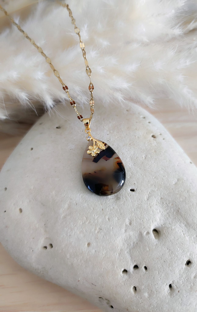 Pendentif Agate du Montana