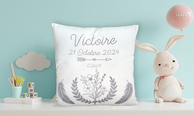 Housse de coussin - Fleurs